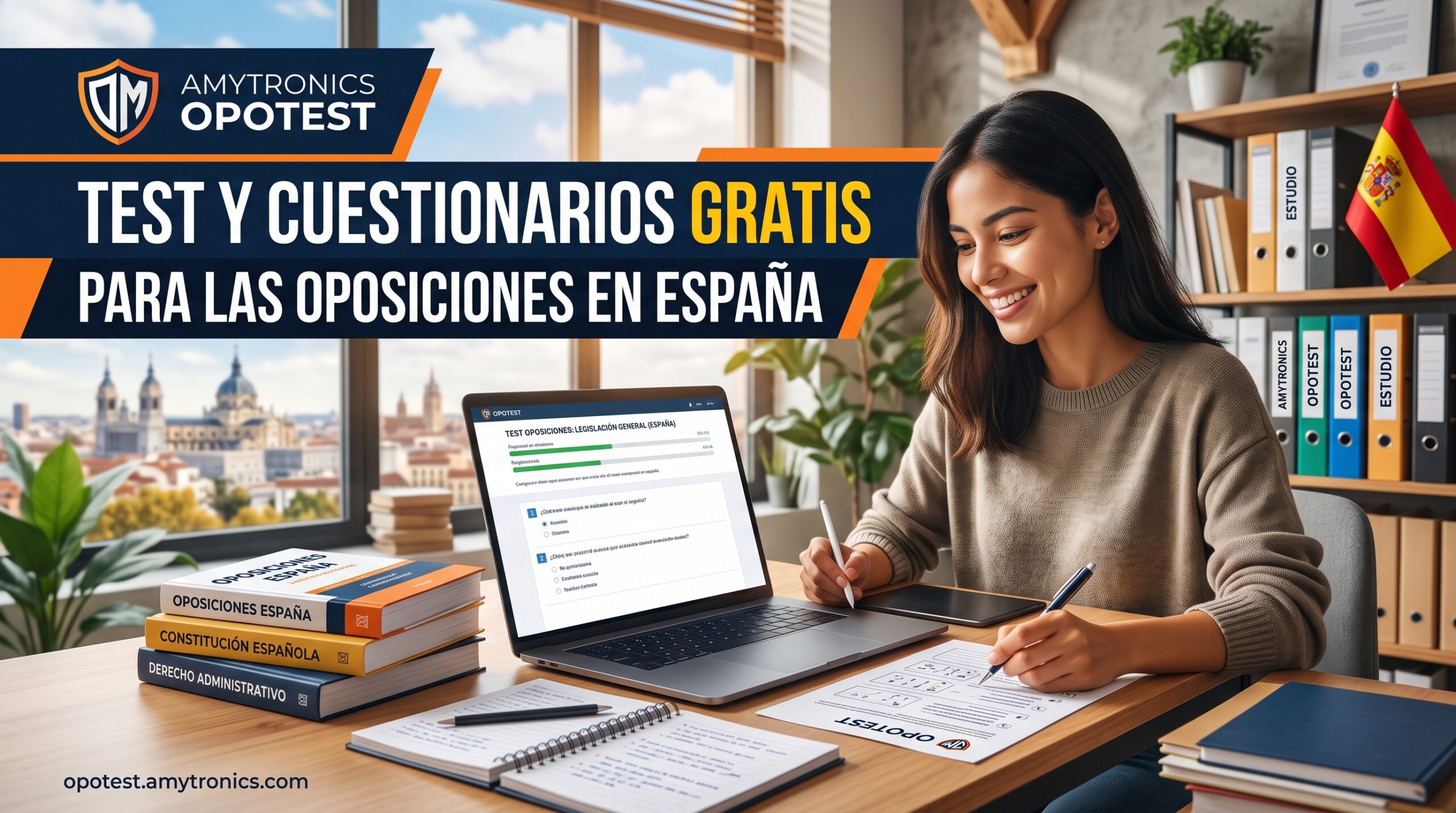 test y cuestionarios gratis para las oposiciones en España